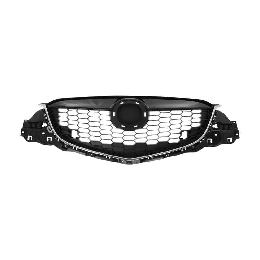 Front Grille Black with Chrome Molding