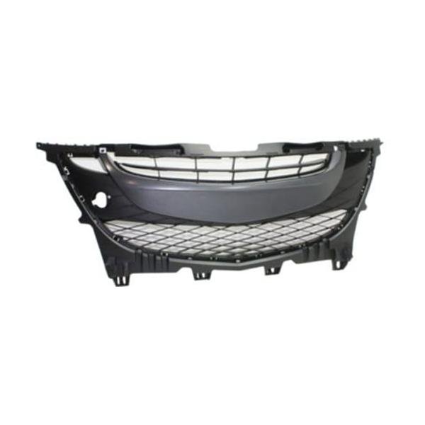Front Grille with Smooth Painted Upper Protector for use with Fog Lamps