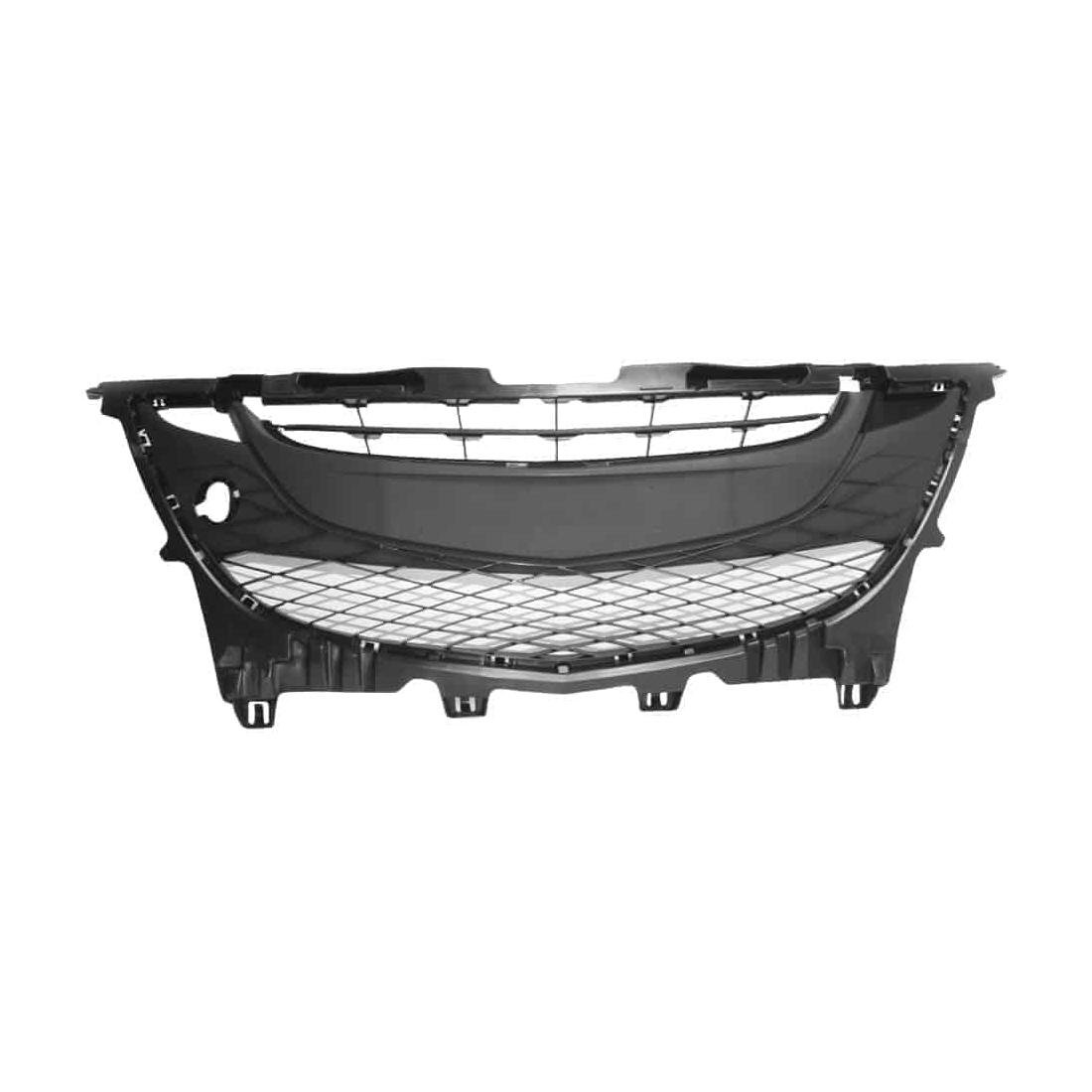 Front Grille for use without Fog Lamps with Textured Upper Protector