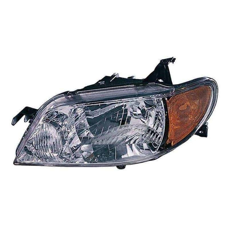 Front Left HeadLamp Composite Sedan with Aluminum Bezel