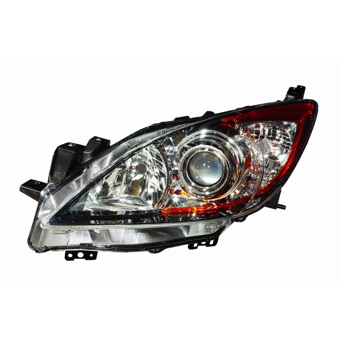 Front Left HeadLamp Lens and Housing Halogen without Sky-Active Package