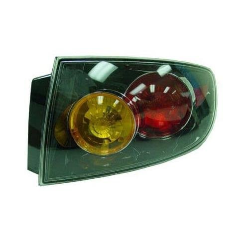 Rear Right Tail Lamp Assembly Outer Sedan with Clear Lens without Sport Package