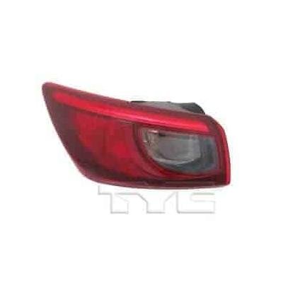Rear Left Tail Lamp Outer Bulb Type Assembly