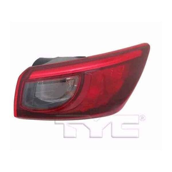 Rear Right Tail Lamp Outer Bulb Type Assembly