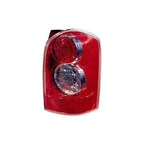 Rear Right Tail Lamp Lens and Housing Red Lens without Rocker Moldings