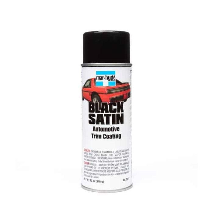 3M Mar-Hyde Black Satin Automotive Trim Coating, 3811, 12 oz. (340 g)