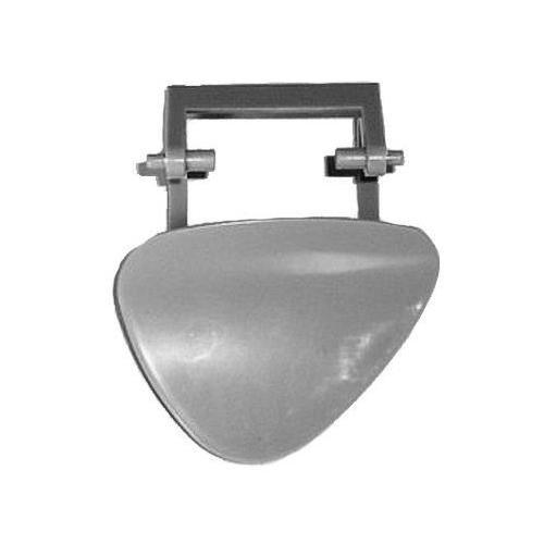 Front Left Bumper Insert w/Headlamp Washer Gray