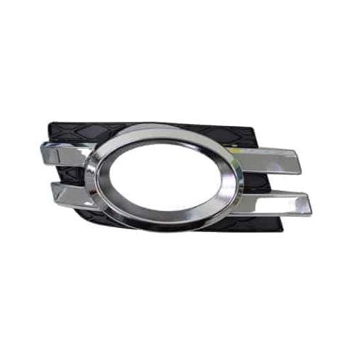 Front Right Bumper Insert X164 Fog Lamp Bezel w/Curve Lighting Chrome/Black