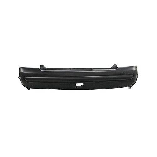 Rear Bumper Cover Base Model HatchBack Without Ground Effects Chrome Trim Or Park Assist Sensor Holes Primed PTM -CAPA Certified