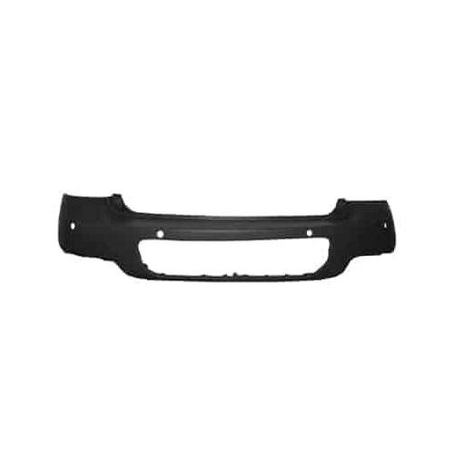 Rear Bumper Cover Fits Base Models With Chrome Trim and Park Assist Holes Primed Ptm -CAPA Certified