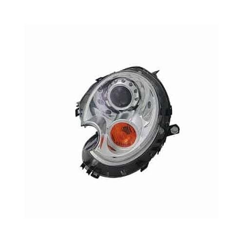 Front Left HeadLamp Composite HID Lens and Housing without Adaptive Lights with Yellow Turn Inicator Lens