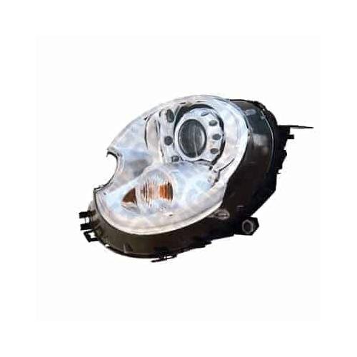 Front Left HeadLamp Composite HID Lens and Housing without Black with White Signal Lamp