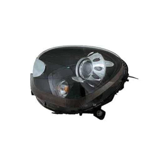 Front Left HeadLamp Composite HID Lens and Housing with Black Bezel without Adaptive Lights