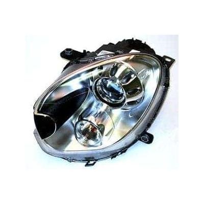 Front Left HeadLamp Composite BI-Xenon Lens and Housing with Adaptive Lamps with Chrome Trim