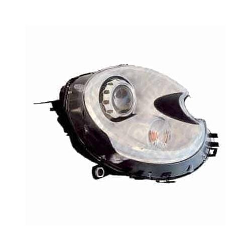 Front Right HeadLamp Composite HID Lens and Housing with Adaptive Lamps without Black Bezel for Convertible Models