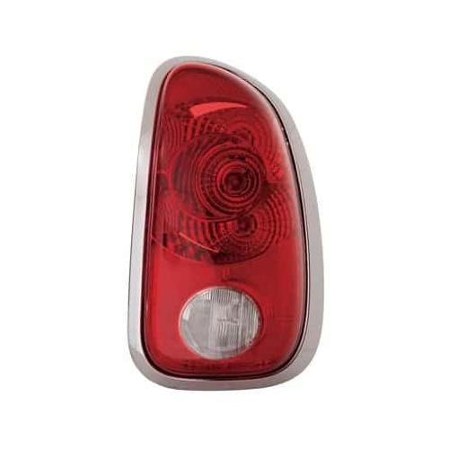 Rear Right Tail Lamp Lens and Housing with Chrome Trim