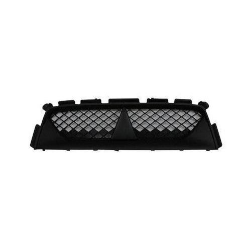 Front Bumper Grille Insert Without Emblem Matte-Black Plastic