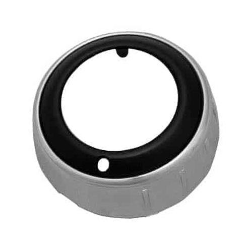 Front Left Bumper Fog Light Bezel Chrome Ring With Matte-Black Except Sport Models