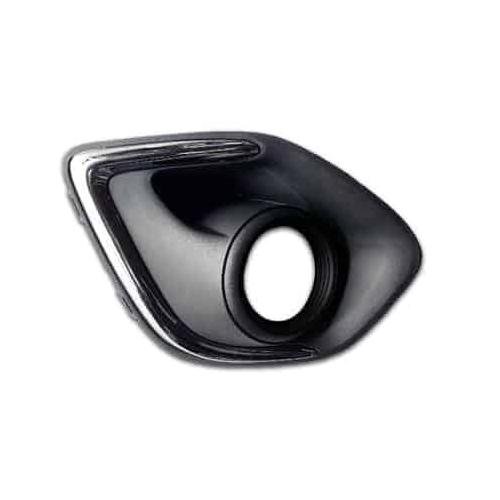 Front Right Bumper Fog Light Bezel With Chrome Trim Ring