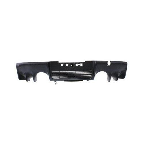 Rear Bumper Cover Lower Extension Black Finish