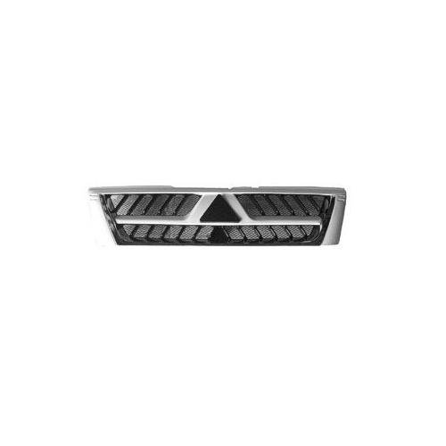 Front Grille Chrome and Black