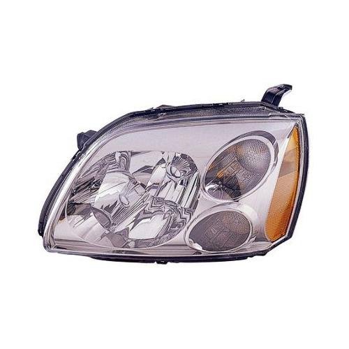 Front Left HeadLamp Composite Assembly DE|ES Models Without Projection Bulb With Chrome Bezel