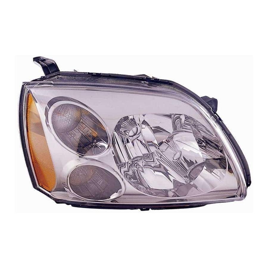 Front Right HeadLamp Composite Assembly DE|ES Models Without Projection Bulb With Chrome Bezel