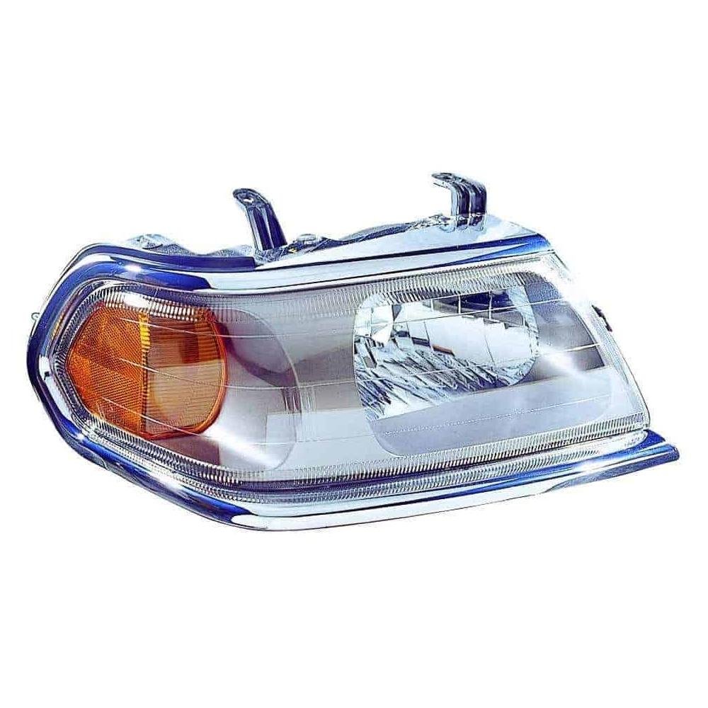 Front Right HeadLamp Composite Assembly With Chrome Bezel to Production Date to 2/2000