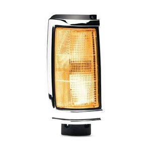 Front Right Park Lamp With Chrome Trim in Corner of Fender