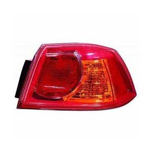 Rear Right Tail Lamp Outer Assembly With Red Bezel