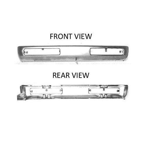 NI1002127C Front Bumper Face Bar 1996-1997 Nissan Pickup F20123B900