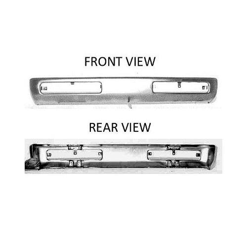 NI1002130 Front Bumper Face Bar 1996-1997 Nissan Pickup F20123B800