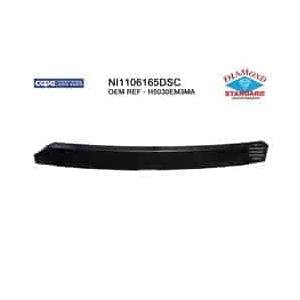 NI1106165DSC Rear Bumper Cover Rebar Reinforcement 2007-2012 Nissan Versa H5030EM3MA