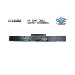 NI1106170DSC Rear Bumper Cover Rebar Reinforcement 2009-2012 Nissan Sentra H5030ZE8MA