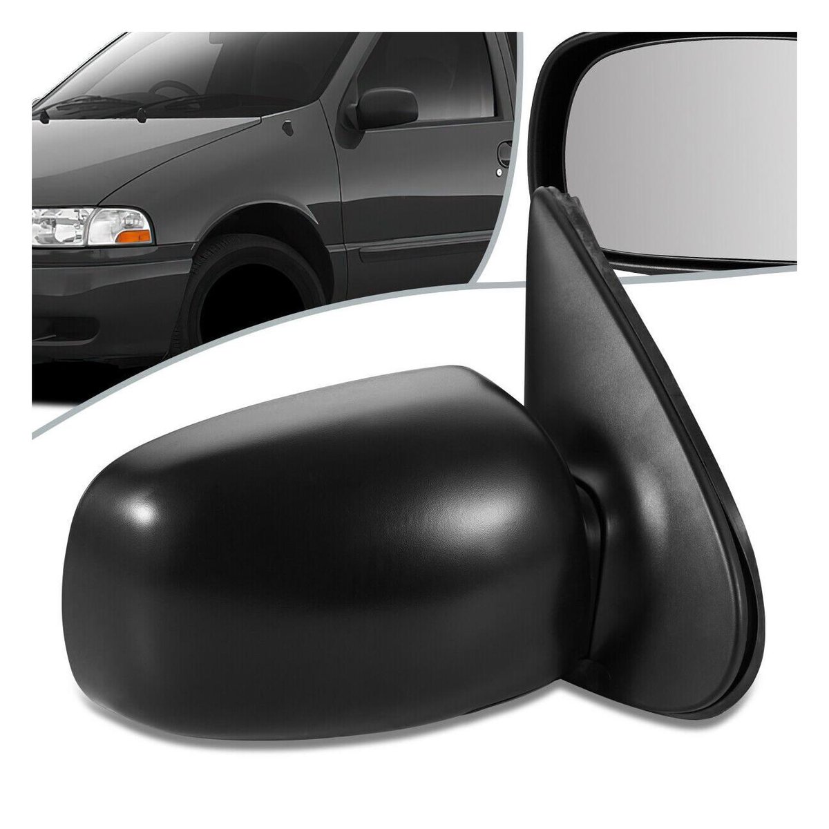 NI1321147 Passenger Side Power Heated Mirror 1999-2002 Nissan Quest XF5Z17682DAA