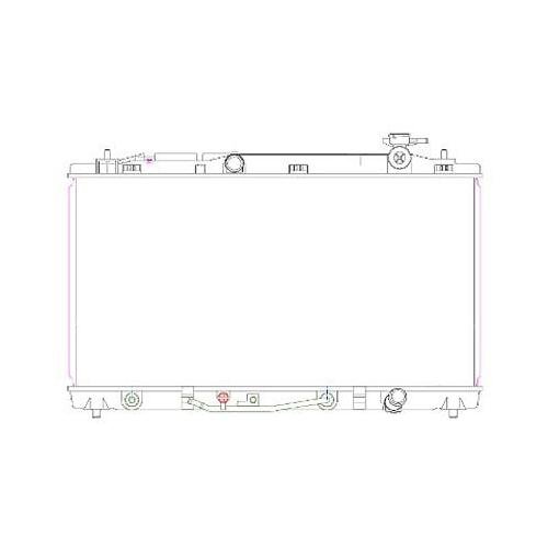 Front Radiator 2007-2011 Toyota Camry