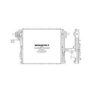 Radiator 2008-2010 Ford F-550 Superduty