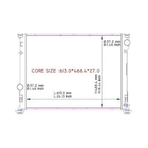 Front Radiator 3.5L V6
