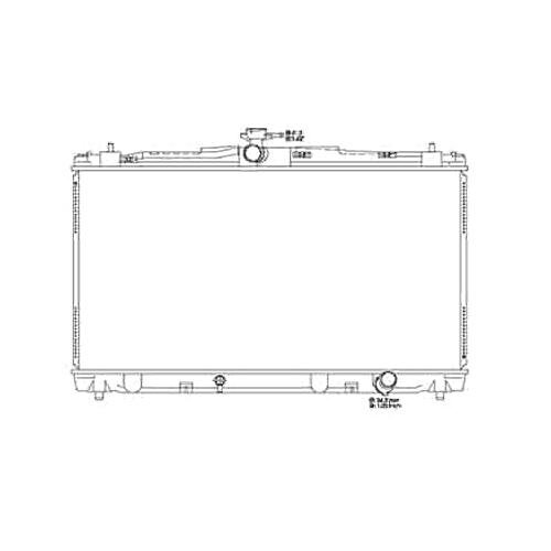 Front Radiator 2012-2017 Toyota Camry Hybrid