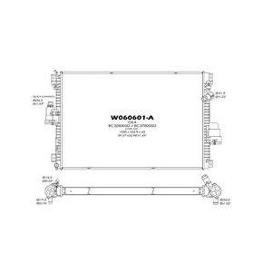 6.7L Turbo Diesel Radiator Auxiliary 2011-2011 Ford F-Series Super Duty Pickup