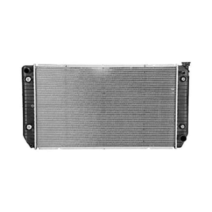 Front Radiator 7.4L except Models with 15000LB GVWR with 6 Plate TOC 19 Inch Core Short Filler Neck
