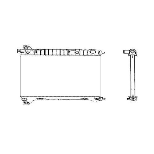 Front Radiator 3.9l v6 5.2l/5.9l v8