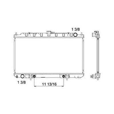 RAD2328 Radiator 2000-2005 Nissan Sentra 2531025050
