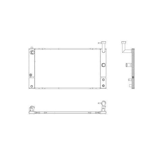 Front Radiator 2004-2009 Toyota Prius