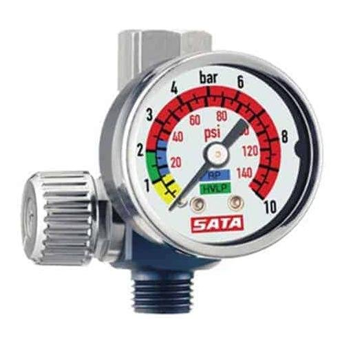 SATA Spray Gun Regulator Air w/ Gauge 1/4"