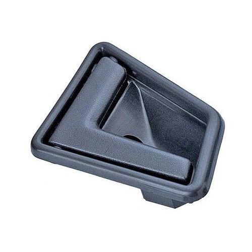 Front Left Door Handle Inside 4 Door Black Smooth