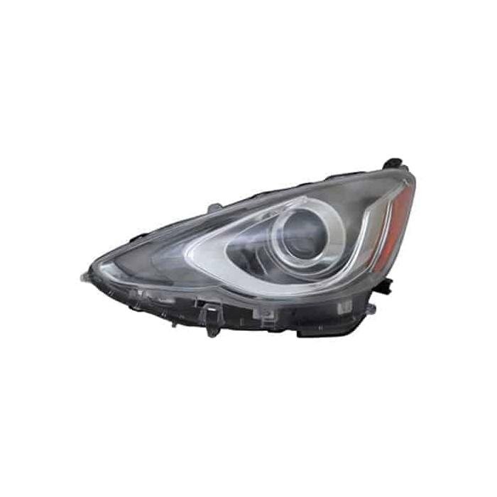 Driver Side Headlight Assembly 2015-2017 Toyota Prius C