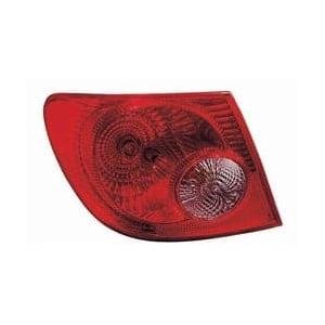 Driver Side Tail Light Assembly 2005-2008 Toyota Corolla