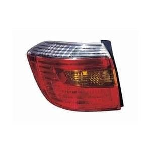 Driver Side Tail Light Assembly 2008-2010 Toyota Highlander