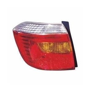 Driver Side Tail Light Assembly 2010-2010 Toyota Highlander